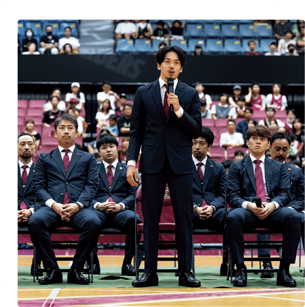 川崎ブレイブサンダースのチームの皆様